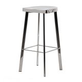 Chic Chrome Bar Stool